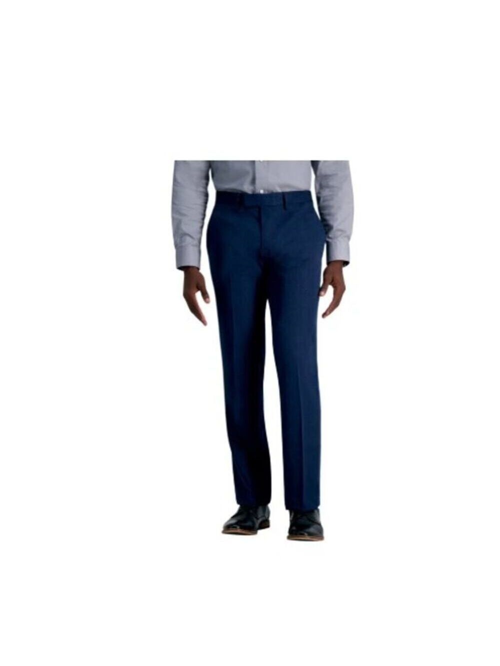 Kenneth Cole Reaction Men's Slim Fit Flat Front Dress Pant Blue Size 29x30